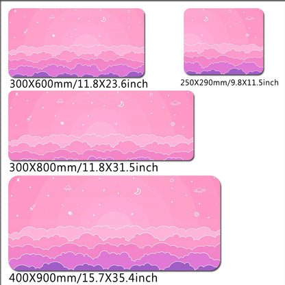 Mouse Pad Cute Aesthetic Big xxl Large Kawaii women Desk Mouse pads Anime Computer Mat Office Mousepad 900x400 Pink Gamer Pc