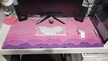 Mouse Pad Cute Aesthetic Big xxl Large Kawaii women Desk Mouse pads Anime Computer Mat Office Mousepad 900x400 Pink Gamer Pc