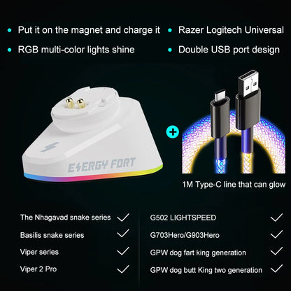 2.4G Wireless Mouse RGB Light Honeycomb Gaming Mouse Rechargeable USB Desktop PC Computers Aouse Laptop Mice Gamer  2022 Cute