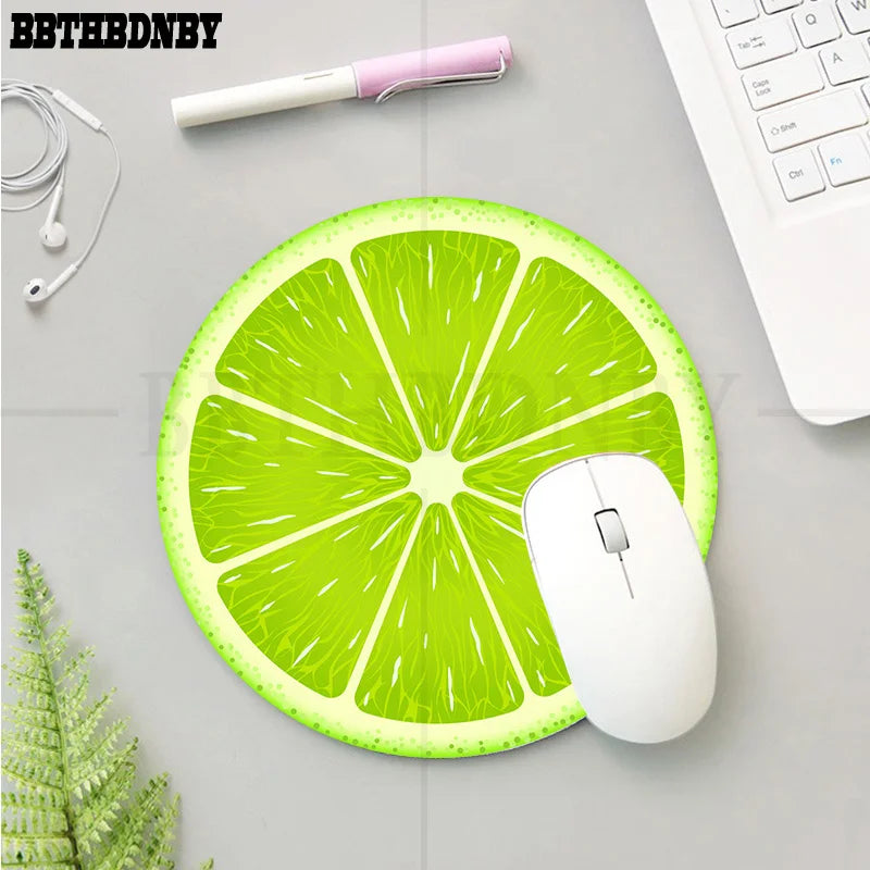 Summer fruit Watermelon orange lemon kiwi Soft Rubber Professional Mouse Pad Anti-Slip Laptop Mice Pad Mat gaming Mousepad