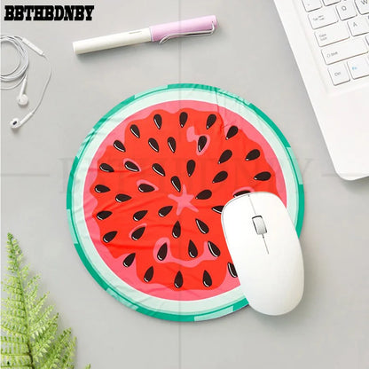 Summer fruit Watermelon orange lemon kiwi Soft Rubber Professional Mouse Pad Anti-Slip Laptop Mice Pad Mat gaming Mousepad