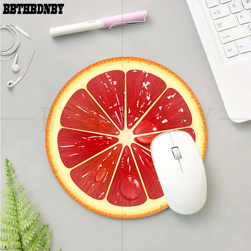 Summer fruit Watermelon orange lemon kiwi Soft Rubber Professional Mouse Pad Anti-Slip Laptop Mice Pad Mat gaming Mousepad