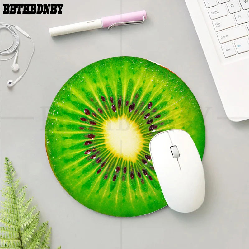 Summer fruit Watermelon orange lemon kiwi Soft Rubber Professional Mouse Pad Anti-Slip Laptop Mice Pad Mat gaming Mousepad