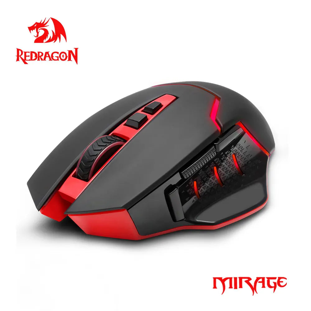 REDRAGON MIRAGE M690 USB Wireless 2.4G Gaming Mouse 4800DPI 8 buttons Programmable ergonomic for overwatch gamer Mice PC compute