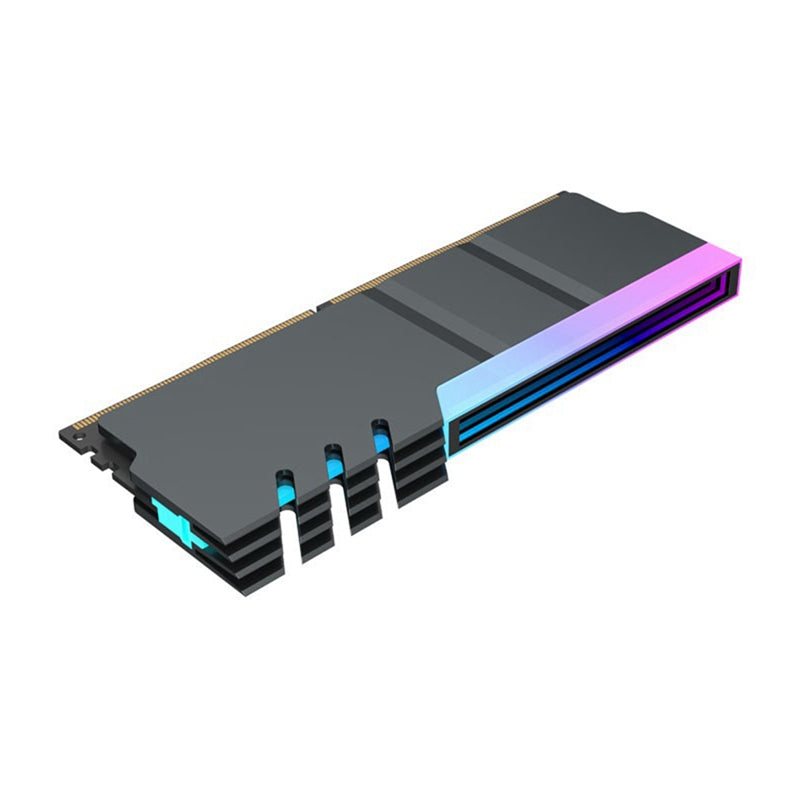 Computer DDR4 DDR5 5V ARGB Sync Memory Radiator PC RGB Colorful RAM Heatsink Cooler Cooling Shim Armor Black