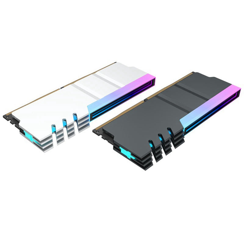 Computer DDR4 DDR5 5V ARGB Sync Memory Radiator PC RGB Colorful RAM Heatsink Cooler Cooling Shim Armor Black