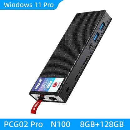 MeLE Fanless Slim Mini PC Stick Computer Windows 11 N100 J4125 N5105 128GB 256GB USB PD3.0 Micro Desktop Dual HDMI 4K PCG02 Pro