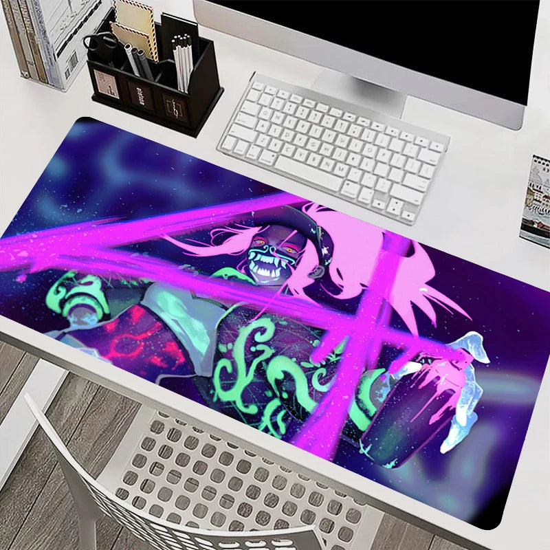 League Of Legends Akali Mouse Pad Laptop Kawaii Anime Girl Gamer Keyboard Mousepad PC Gaming Accessories Desktop Mat XXL Carpet