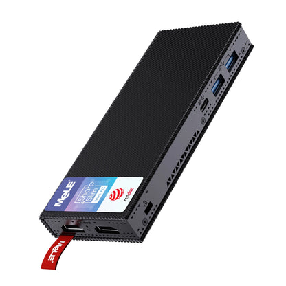 MeLE Fanless Slim Mini PC Stick Computer Windows 11 N100 J4125 N5105 128GB 256GB USB PD3.0 Micro Desktop Dual HDMI 4K PCG02 Pro