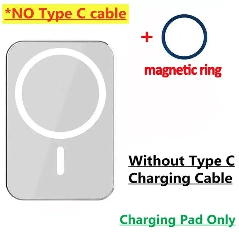 15W Car Wireless Charger Supports Magsafe Dual Color Optional Charger Compatible with IPhone 12/13/14/15 Pro/ProMax/mini/15 Plus