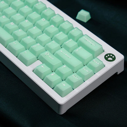 114 Keys GMK keycaps White Minimalist Keycap Double Shot PBT Cherry Profile For Alice layout MX Switch Mechanical Keyboard