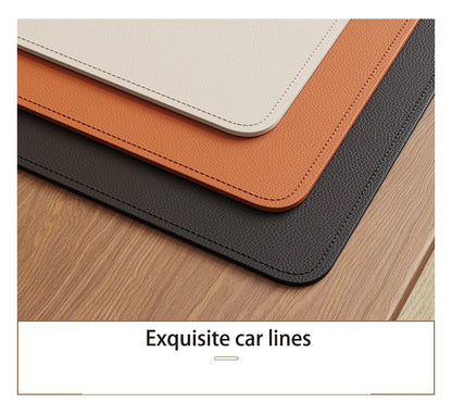 Non-slip Computer Gaming MousePad Table Cushion Large Size Mouse Pad Laptop Keyboard Mat Multiple Sizes Leather Office Desk Pad