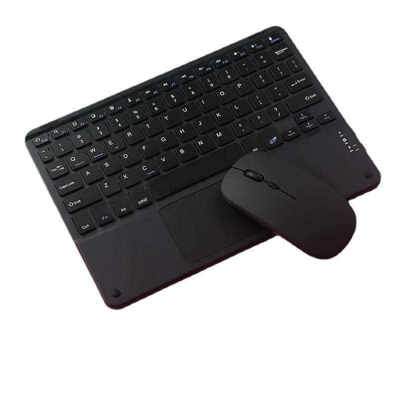 Rechargeable Touchpad Keyboard 10 inch Wireless Portable Keypads for iPad Tablet Phone PC Magnet Bluetooth Keyboard with Mouse