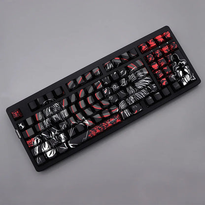 136 Keys Death Note Keycap Cherry Profile PBT Dye Sublimation DIY Keycaps for 61/68/75/96 MX Switch Gaming Mechanical Keyboard