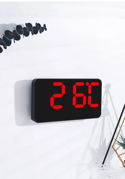 Xiaomi Electronic Wall Clock Temperature Date Table Clock Wall-mounted Dual Alarms Digital LED Clocks for Home Bedroom Voice