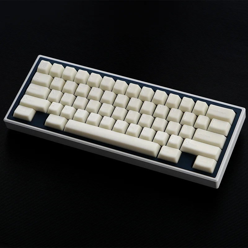 114 Keys GMK keycaps White Minimalist Keycap Double Shot PBT Cherry Profile For Alice layout MX Switch Mechanical Keyboard