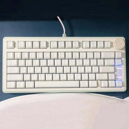 114 Keys GMK keycaps White Minimalist Keycap Double Shot PBT Cherry Profile For Alice layout MX Switch Mechanical Keyboard