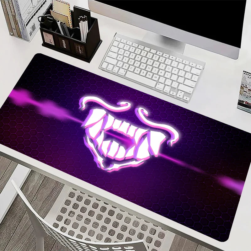 League Of Legends Akali Mouse Pad Laptop Kawaii Anime Girl Gamer Keyboard Mousepad PC Gaming Accessories Desktop Mat XXL Carpet