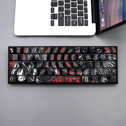 136 Keys Death Note Keycap Cherry Profile PBT Dye Sublimation DIY Keycaps for 61/68/75/96 MX Switch Gaming Mechanical Keyboard