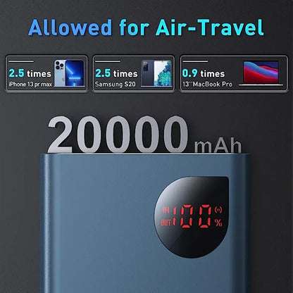 Baseus 65W 20000mah Power Bank External Battery Portable Charger 20000mAh Powerbank For Samsung iPhone 12 13 14 15 pro max