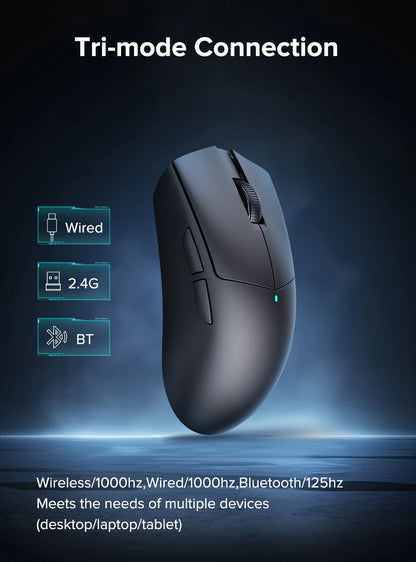 Kysona M511 PAW3395 Wireless Gaming Mouse 58g Ultra-Light 26000DPI 6 Buttons 90 Million Optical Computer Mouse For Laptop PC