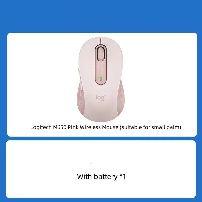 Logitech M650  Wireless Bluetooth Silent Mouse Office Laptop Sensor Technology Advanced Optical Programmable Buttons Mice