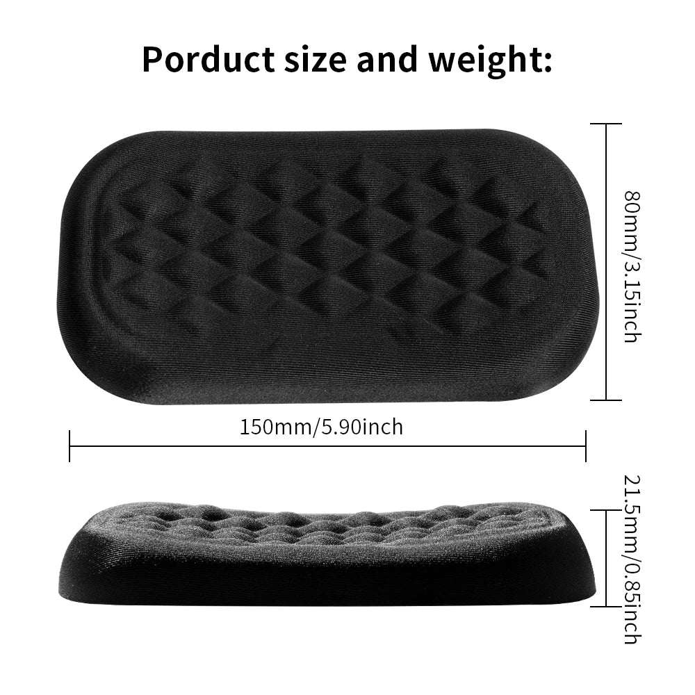 Keyboard and Mouse Wrist Rest Pad Padded Memory Foam Hand Rest Support for Office, Computer, Laptop