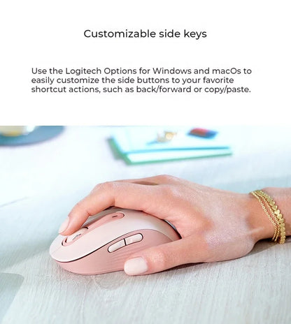 Logitech M650  Wireless Bluetooth Silent Mouse Office Laptop Sensor Technology Advanced Optical Programmable Buttons Mice