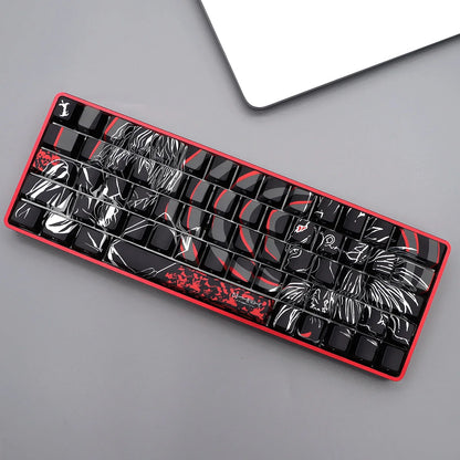 136 Keys Death Note Keycap Cherry Profile PBT Dye Sublimation DIY Keycaps for 61/68/75/96 MX Switch Gaming Mechanical Keyboard