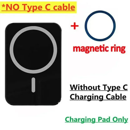 15W Car Wireless Charger Supports Magsafe Dual Color Optional Charger Compatible with IPhone 12/13/14/15 Pro/ProMax/mini/15 Plus