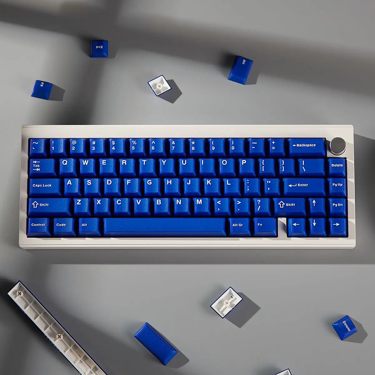 114 Keys GMK keycaps White Minimalist Keycap Double Shot PBT Cherry Profile For Alice layout MX Switch Mechanical Keyboard