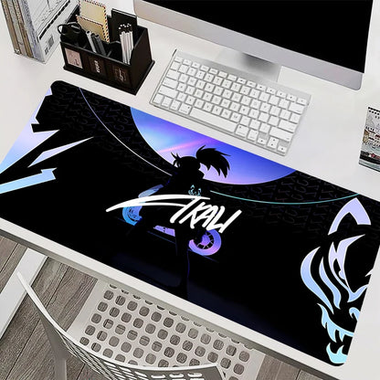 League Of Legends Akali Mouse Pad Laptop Kawaii Anime Girl Gamer Keyboard Mousepad PC Gaming Accessories Desktop Mat XXL Carpet