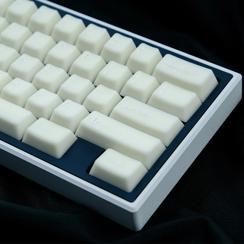 114 Keys GMK keycaps White Minimalist Keycap Double Shot PBT Cherry Profile For Alice layout MX Switch Mechanical Keyboard