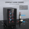 6 8 12 18 Bottles Wine Cooler Refrigerators Freestanding Countertop Double-Layer Tempered Glass Door Wine Cellars Wine Fridge