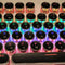 104 Key Russian Keycaps Korean Spanish Universal Round Key Cap PBT for Cherry MX Mechanical Keyboard Backlit Design High-Quality