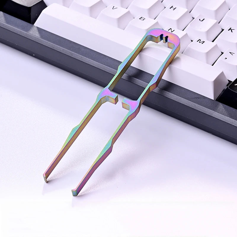 1pc TC4 Titanium Alloy Mechanical Keyboard Switch Puller Customized Hot-plug Swicthes Puller Remover Tools