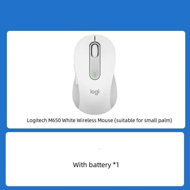 Logitech M650  Wireless Bluetooth Silent Mouse Office Laptop Sensor Technology Advanced Optical Programmable Buttons Mice