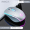 Portable Bluetooth dual-mode rechargeable mute 6-key wireless gaming mouse TYPE-C interface Creative gifts