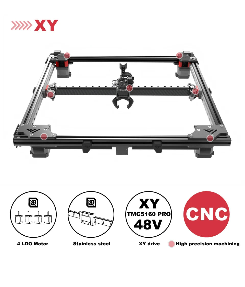 Mellow Genuine DIY VzBoT AWD 330 VZ330 3D Printer Kit For High Quality CNC Metal Lightweight High Speed Printing With Klipper