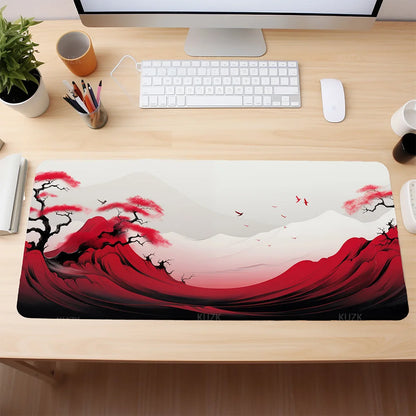 Vibrant Koi Fish Desk Mat,Japanese Office Decor,Office Home and Gaming Mouse Pad,Anime Gaming Mousepad,XL Gaming Accessory