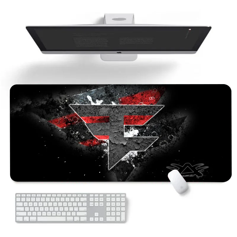 Pc Accessories FAZE Xxl Gaming Mouse Pad Kawaii Mousepad Rgb Desk Protector Keyboard Mat Deskmat Mats Anime Mause Gamer Pads Led